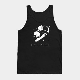 Troubadour skateboard to the moon Tank Top